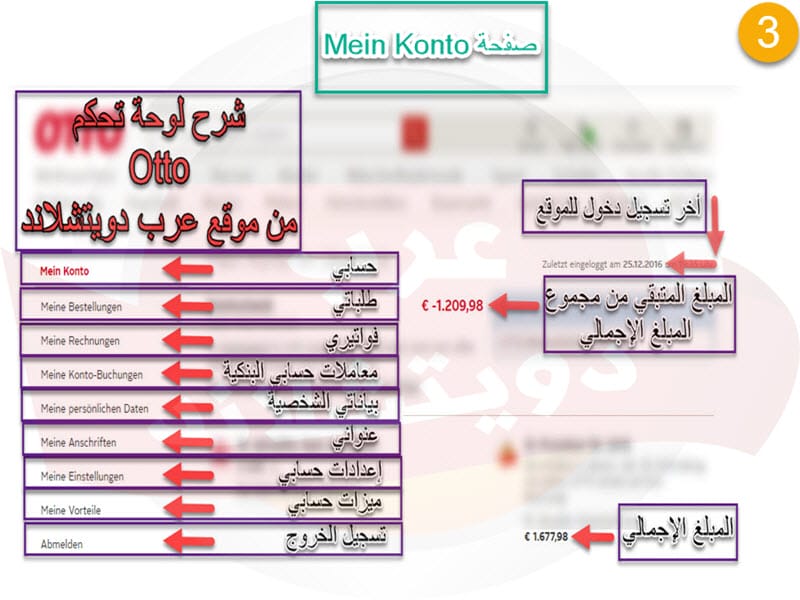 صفحة "تسجيل الدخول" لموقع أوتو