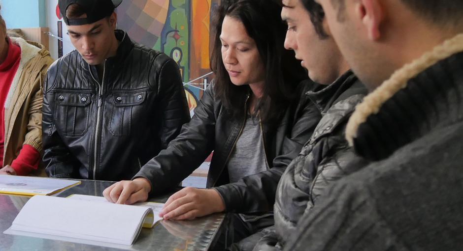 ورش عمل للاجئين