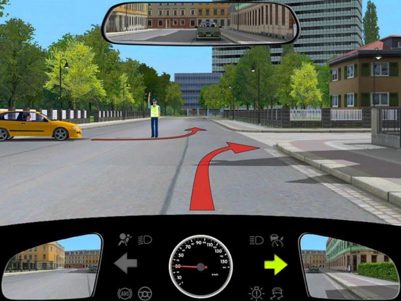 اسئلة شهادة السواقة الالمانية مجاناً | الإختبار الخامس و العشرون