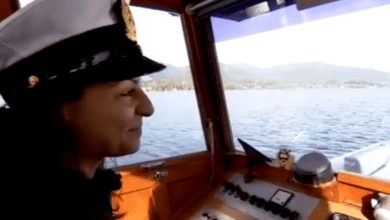 لاجئة سورية تعمل قبطان على متن سفينة ألمانية ..بعد نجاتها من الموت عدة مرات