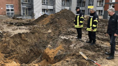 إجلاء آلاف المواطنين في أحد الأحياء السكنية بمدينة ألمانية للاشتباه بوجود 4 قنابل