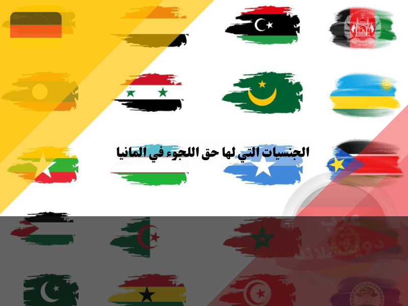 الجنسيات التي لها حق اللجوء في ألمانيا