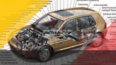 أجزاء السيارة بالألماني أفضل دليل يحتوي على أكثر من 50 مصطلح فني لأسماء القطع الأساسية