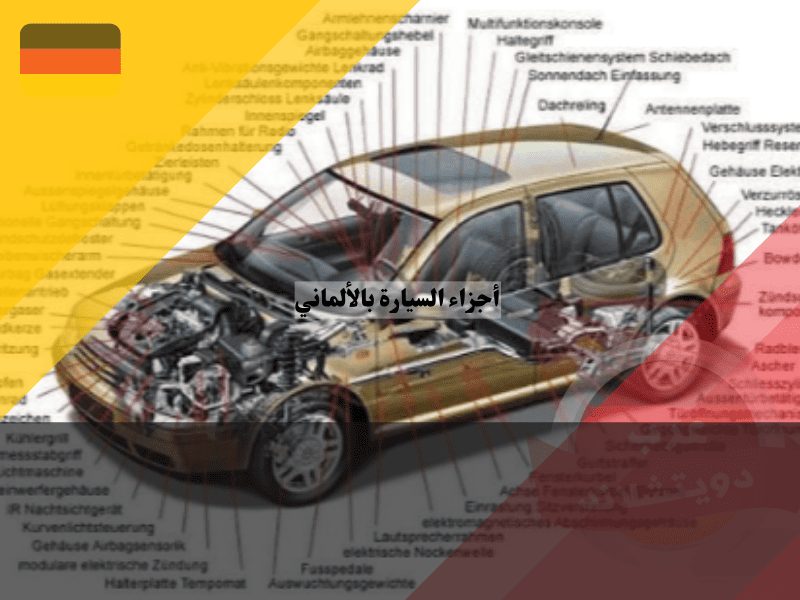 أجزاء السيارة بالألماني أفضل دليل يحتوي على أكثر من 50 مصطلح فني لأسماء القطع الأساسية